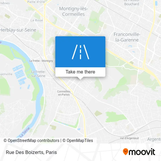 Rue Des Boizerts map
