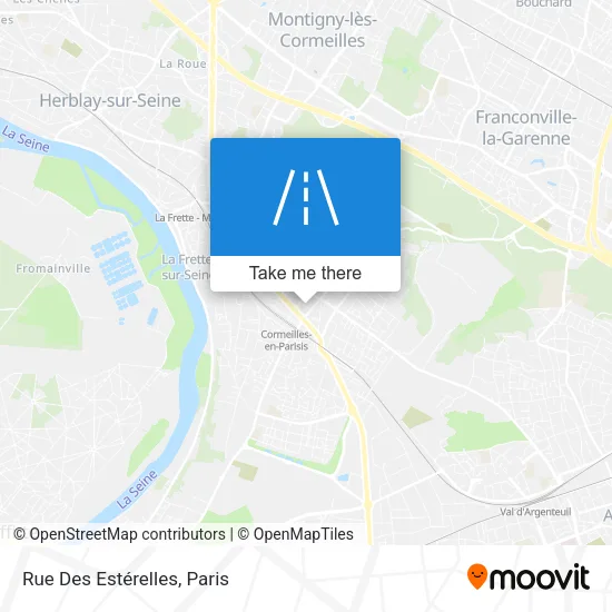 Rue Des Estérelles map