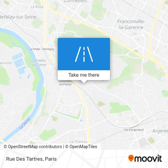 Rue Des Tartres map