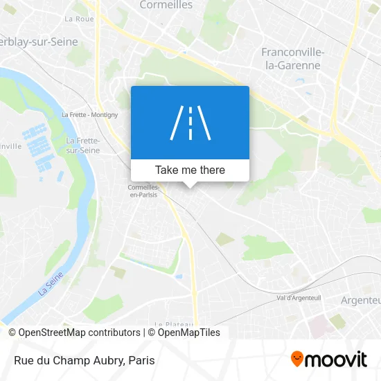 Rue du Champ Aubry map