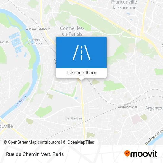 Rue du Chemin Vert map