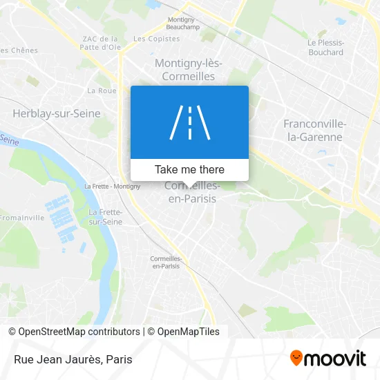 Rue Jean Jaurès map