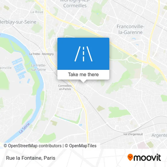 Rue la Fontaine map