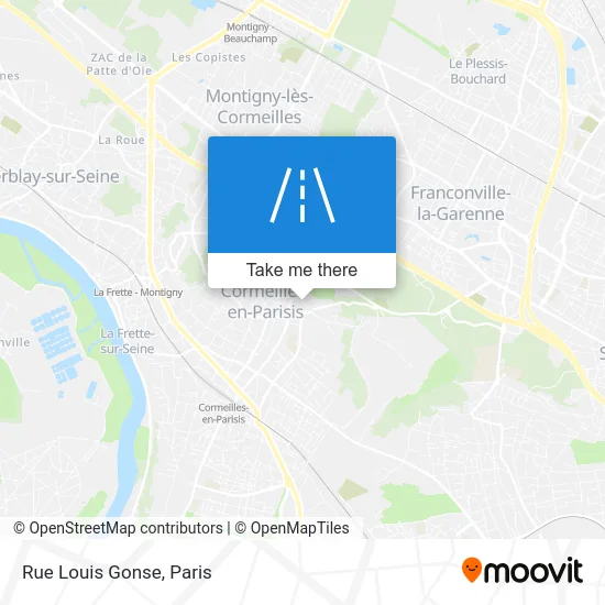 Rue Louis Gonse map
