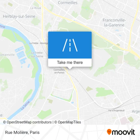 Rue Molière map