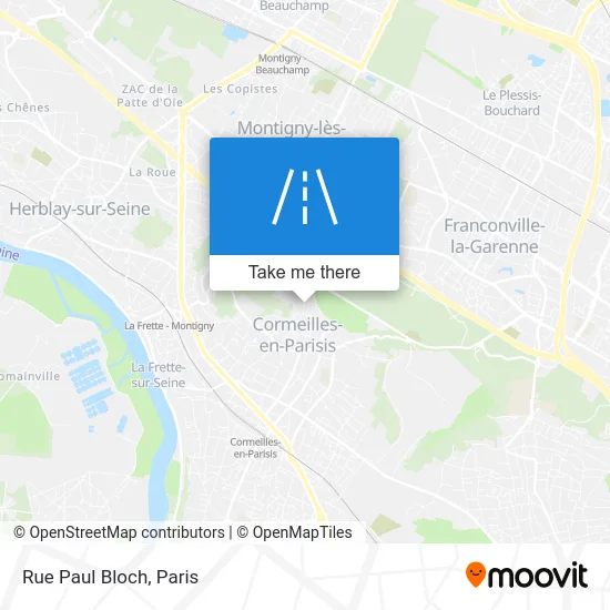 Rue Paul Bloch map