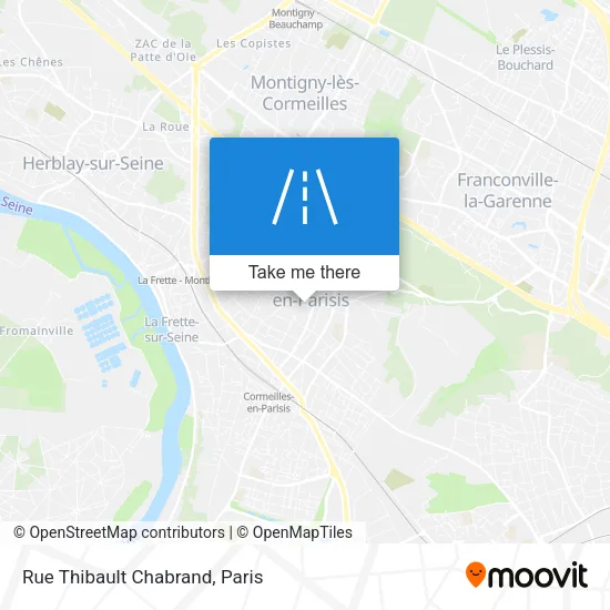 Rue Thibault Chabrand map