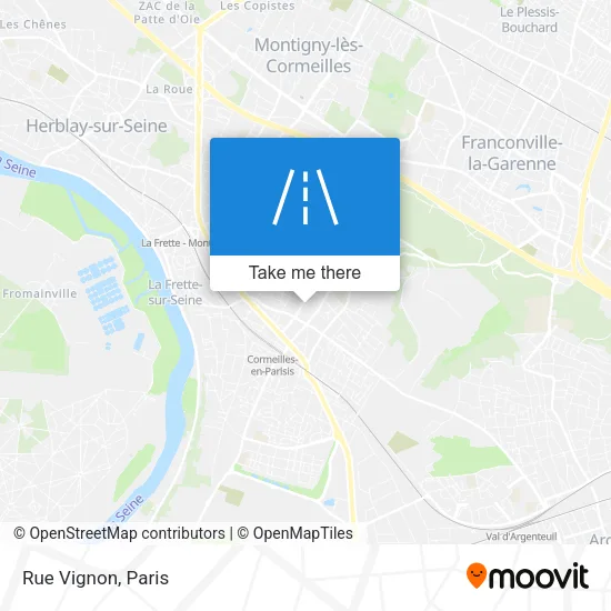 Rue Vignon map