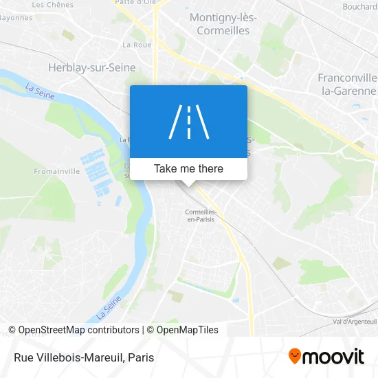 Rue Villebois-Mareuil map