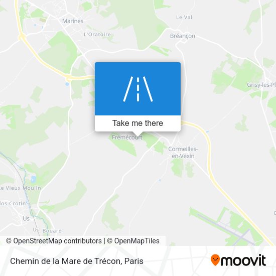 Chemin de la Mare de Trécon map