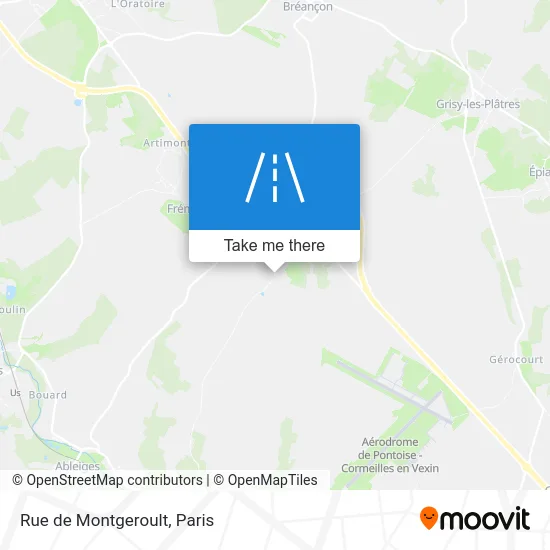 Rue de Montgeroult map