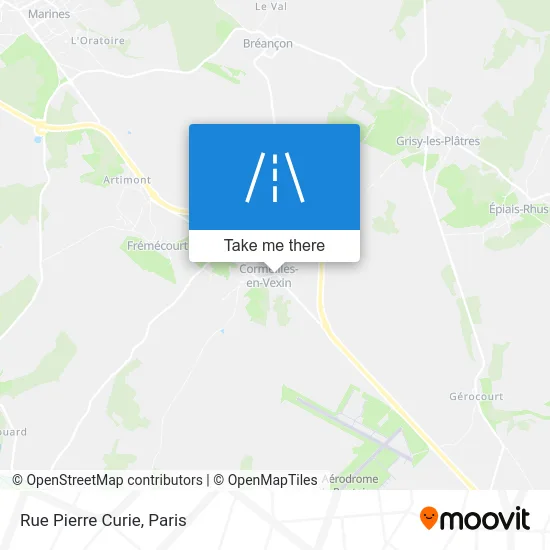 Rue Pierre Curie map