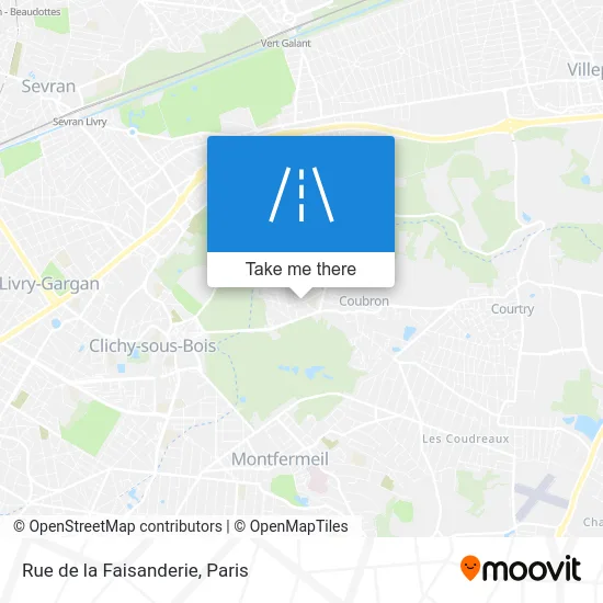 Rue de la Faisanderie map