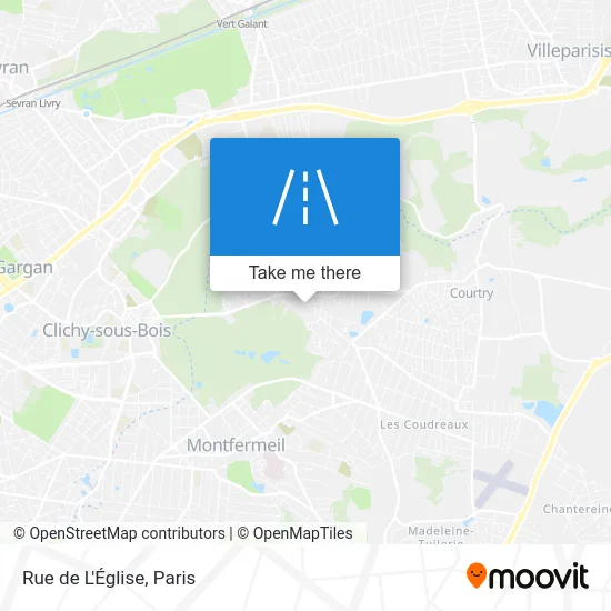 Rue de L'Église map