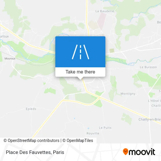 Place Des Fauvettes map