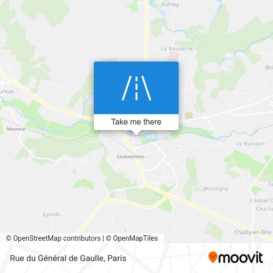 Rue du Général de Gaulle map