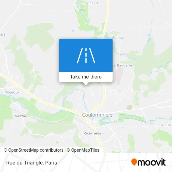 Mapa Rue du Triangle