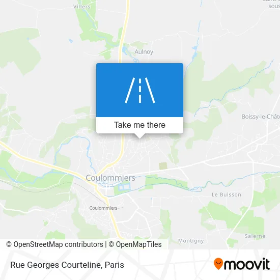 Rue Georges Courteline map