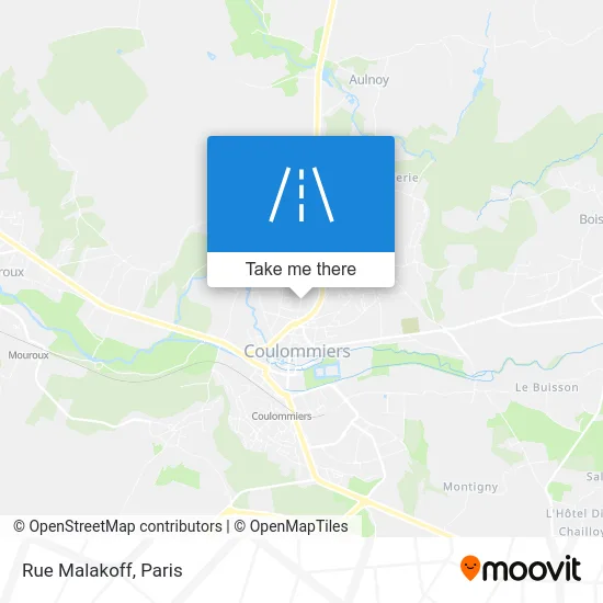 Mapa Rue Malakoff