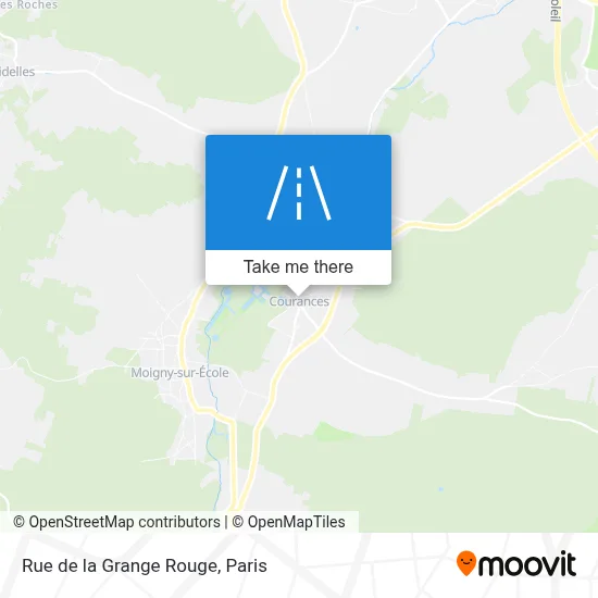 Rue de la Grange Rouge map