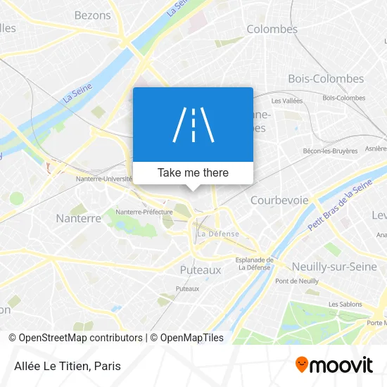 Allée Le Titien map
