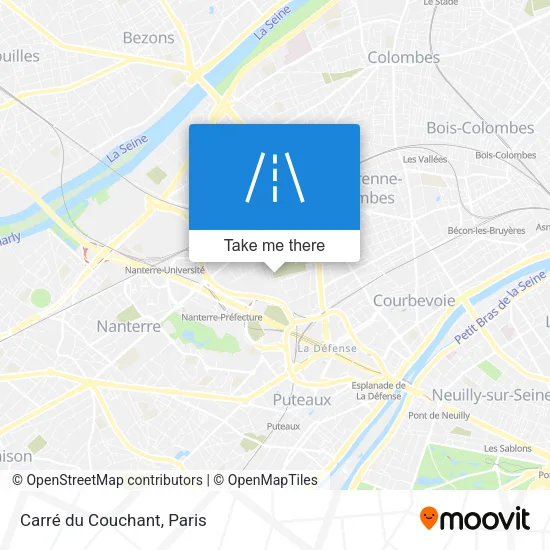 Carré du Couchant map