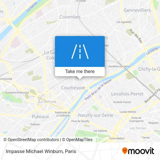 Impasse Michael Winburn map