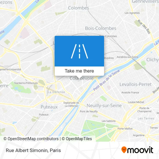 Rue Albert Simonin map