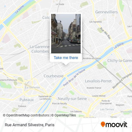 Rue Armand Silvestre map