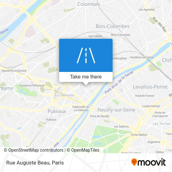 Rue Auguste Beau map