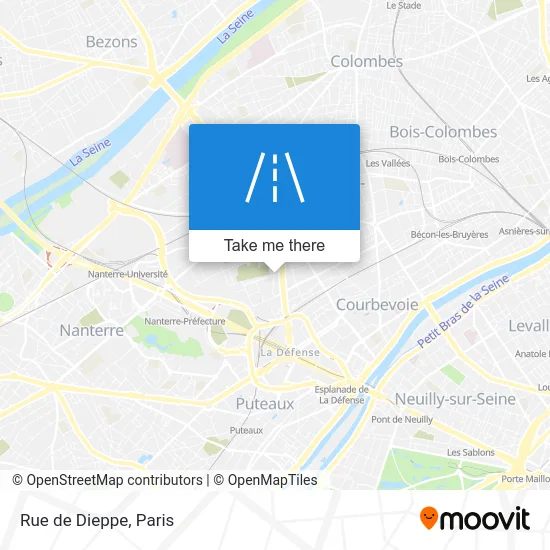 Rue de Dieppe map