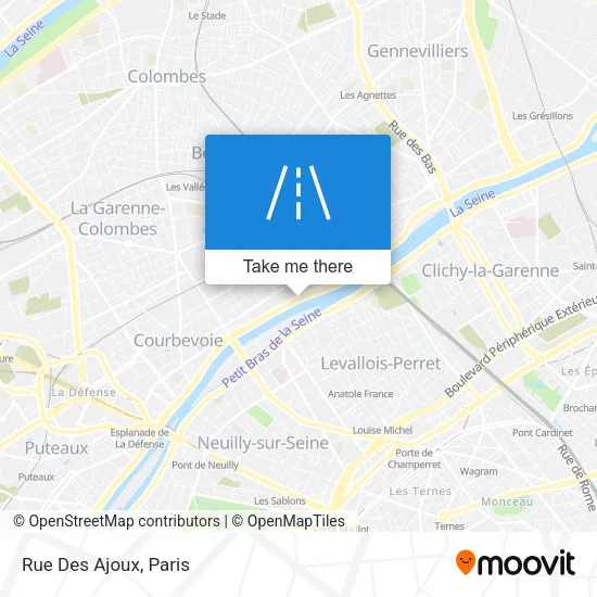 Rue Des Ajoux map
