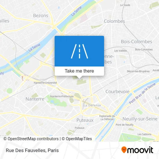 Rue Des Fauvelles map