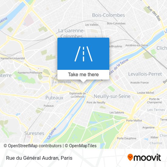 Rue du Général Audran map