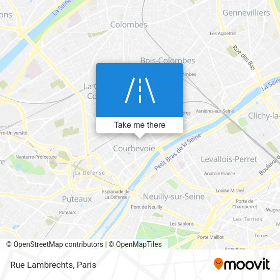 Rue Lambrechts map