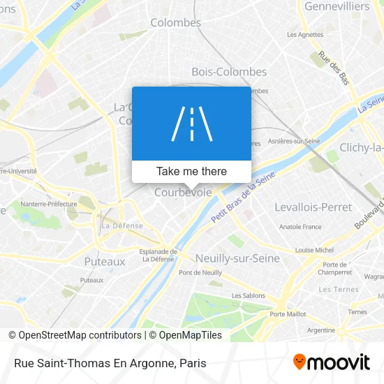 Rue Saint-Thomas En Argonne map