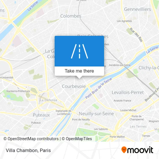 Villa Chambon map