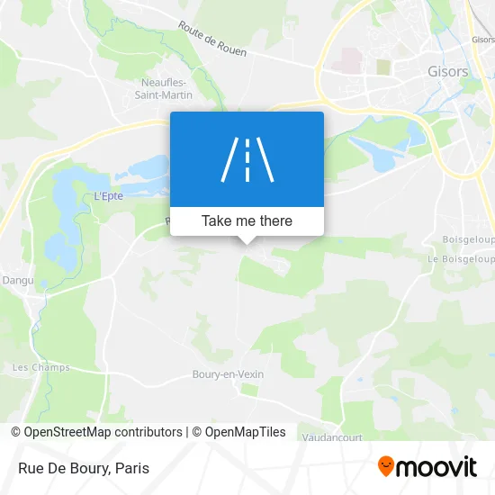 Rue De Boury map