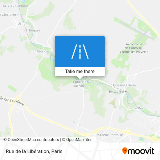 Rue de la Libération map