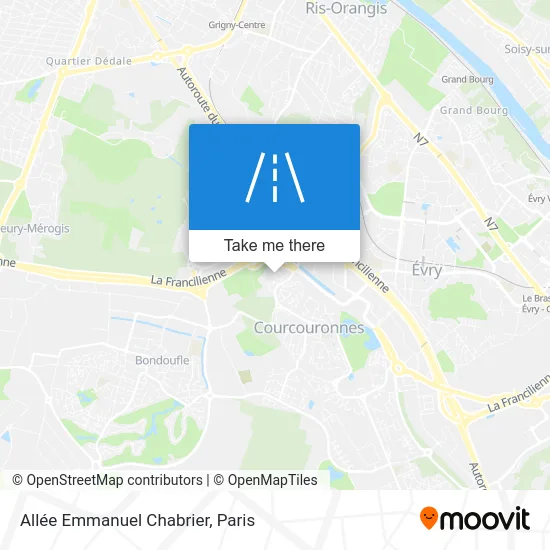 Allée Emmanuel Chabrier map