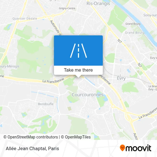 Allée Jean Chaptal map