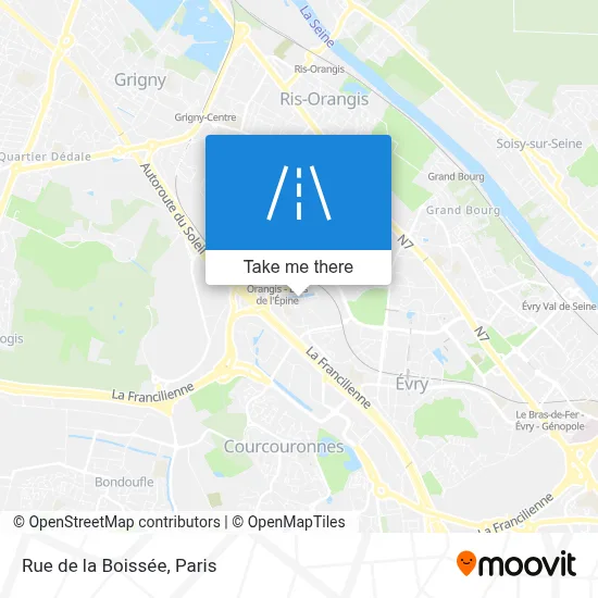 Rue de la Boissée map