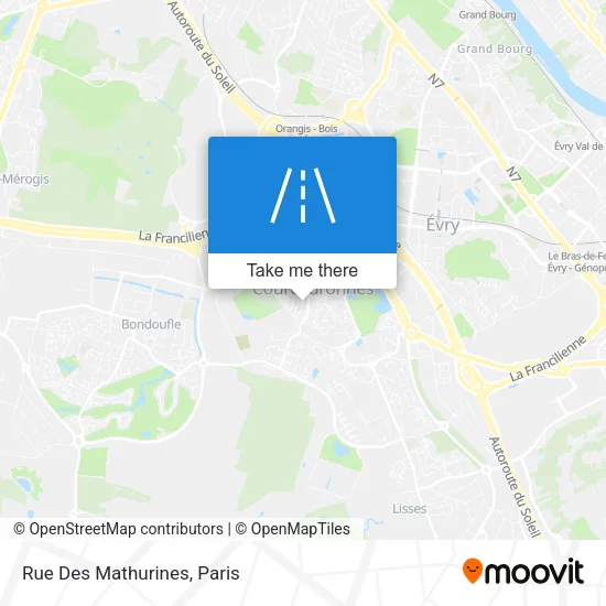 Rue Des Mathurines map