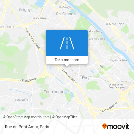 Rue du Pont Amar map