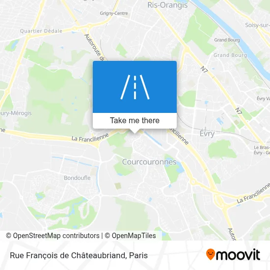 Rue François de Châteaubriand map