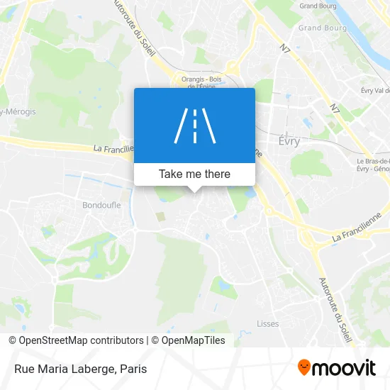 Rue Maria Laberge map