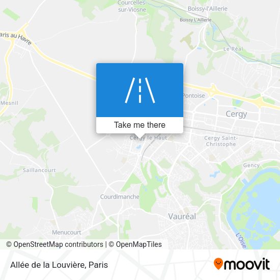 Allée de la Louvière map