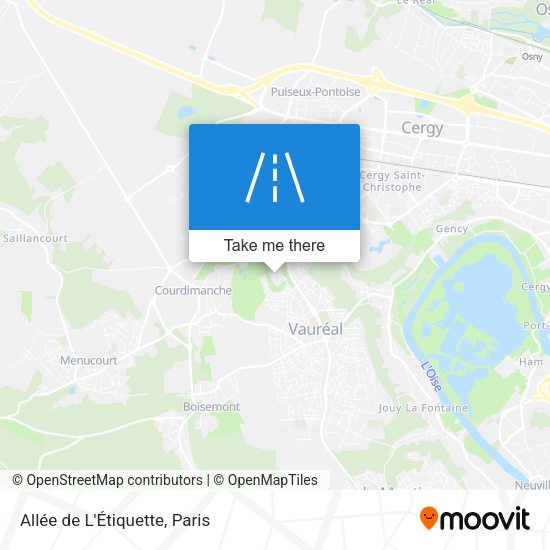 Allée de L'Étiquette map