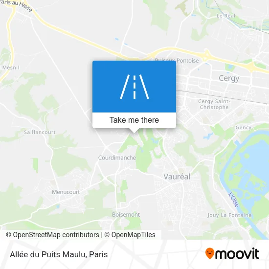 Allée du Puits Maulu map