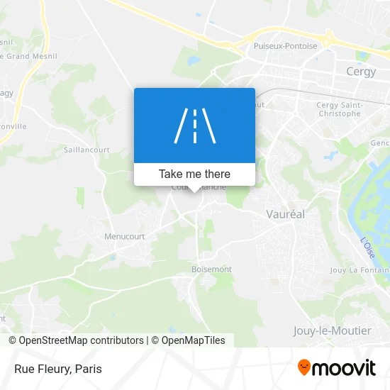 Rue Fleury map